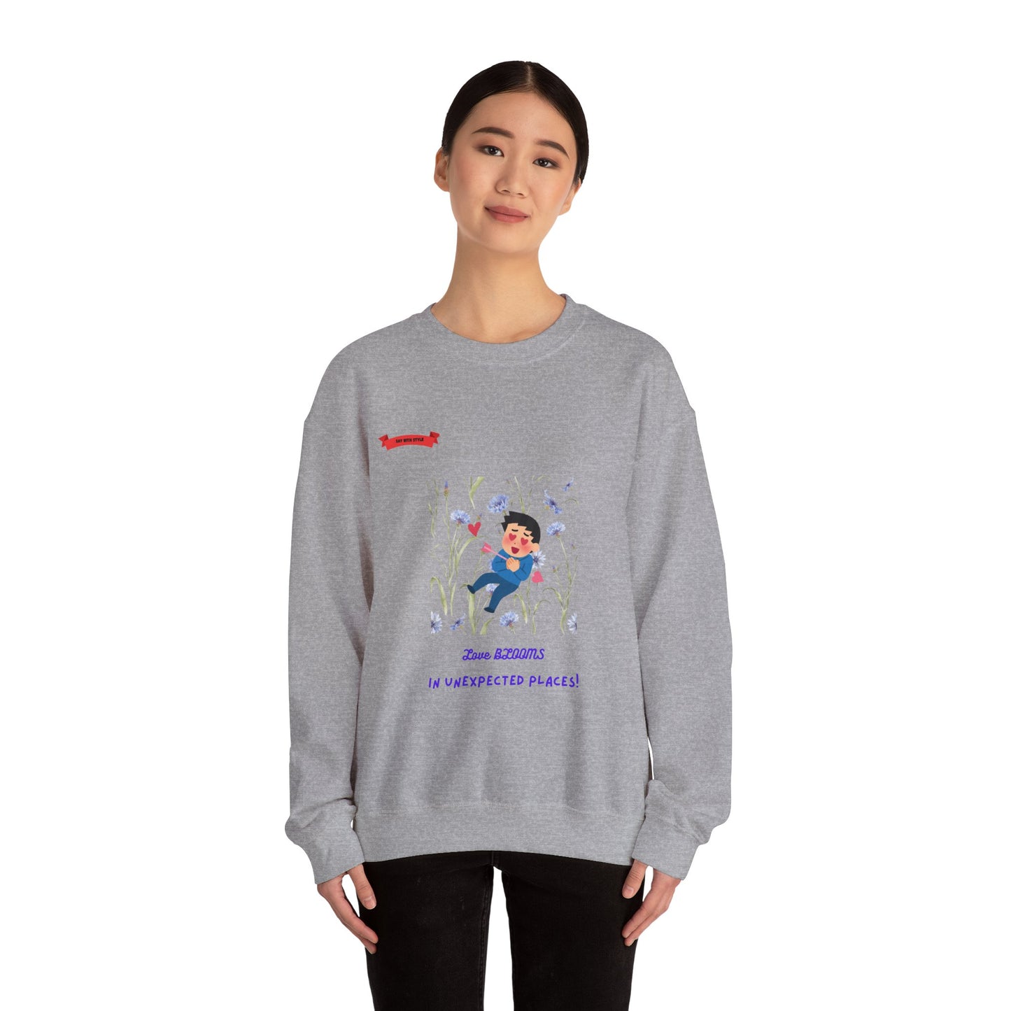 Love Blooms Crewneck Sweatshirt