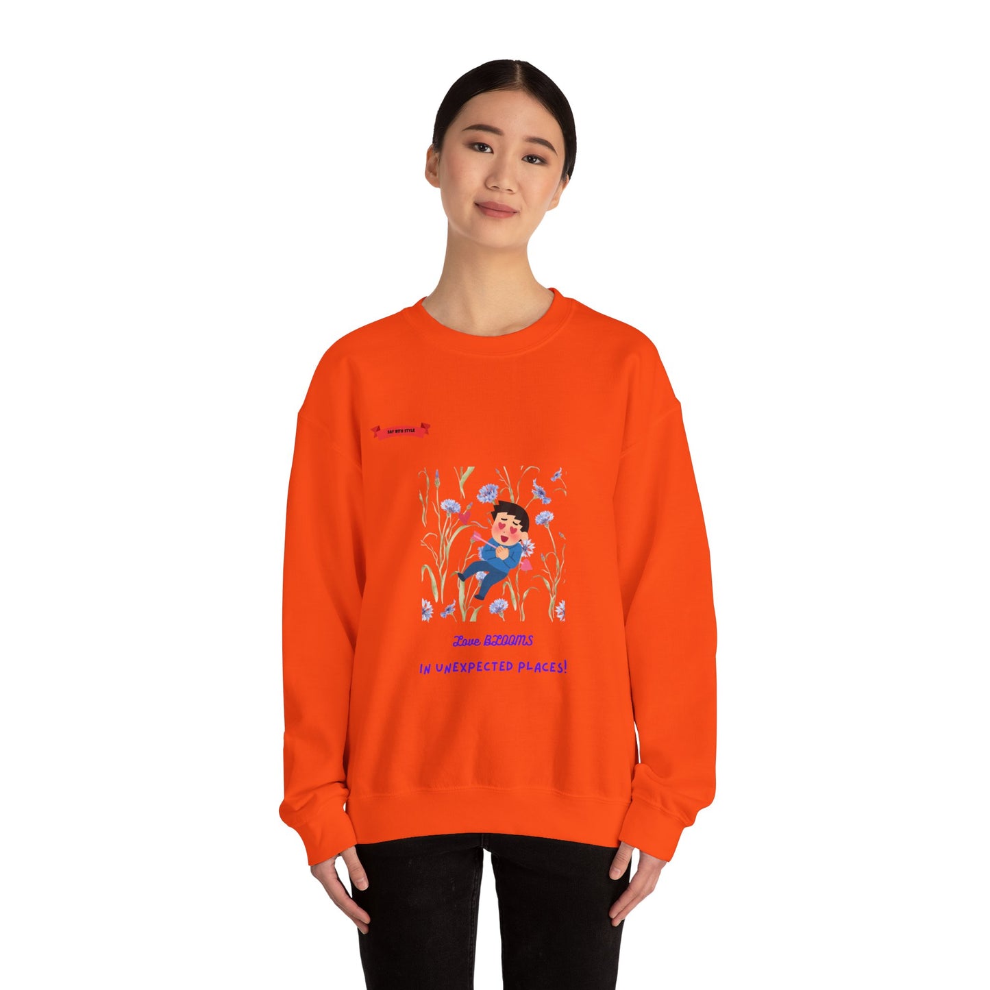 Love Blooms Crewneck Sweatshirt