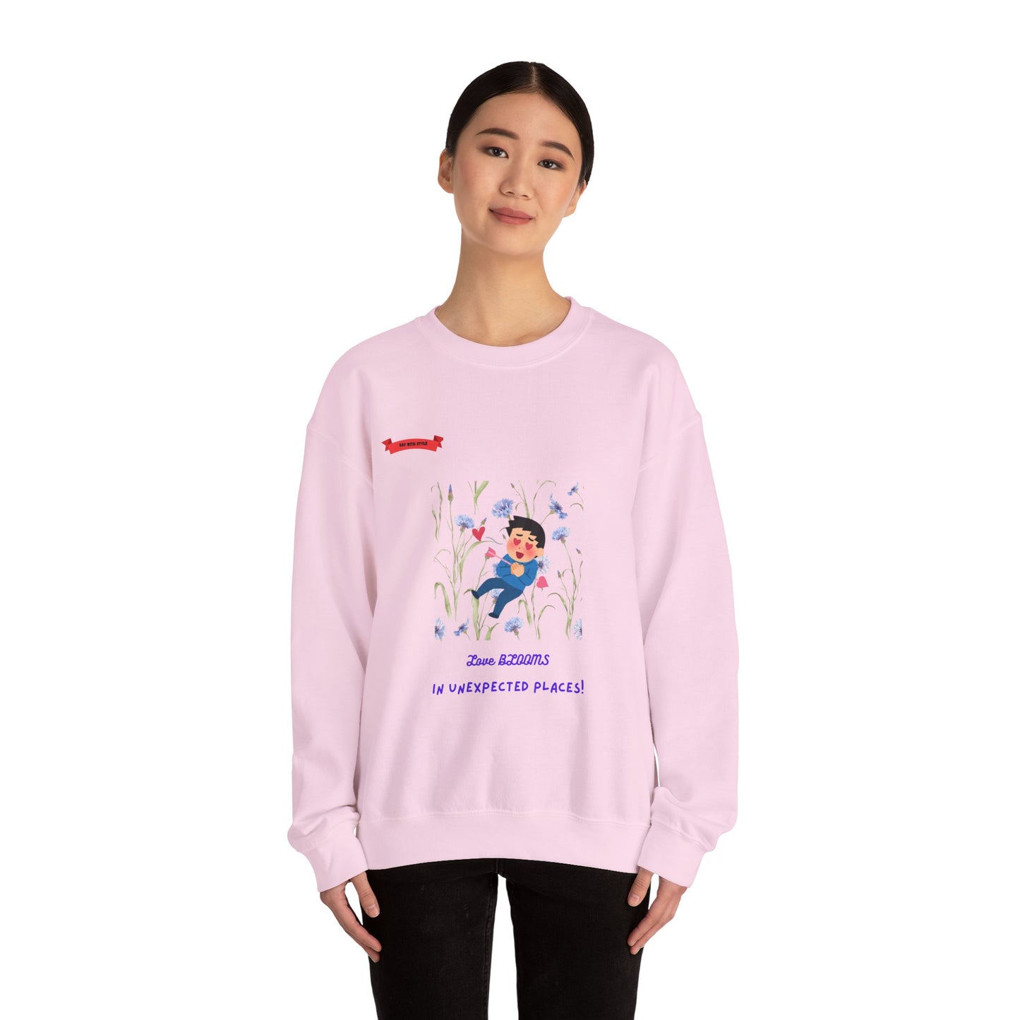 Love Blooms Crewneck Sweatshirt