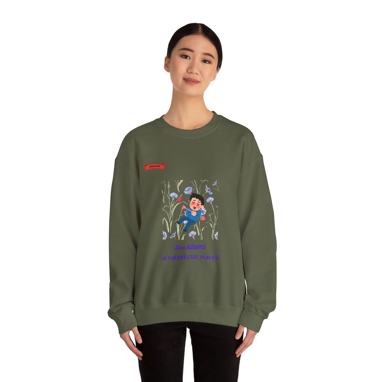 Love Blooms Crewneck Sweatshirt